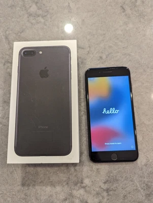 $100 • Buy Apple IPhone 7 Plus - 128GB - Black (Unlocked) With Box 