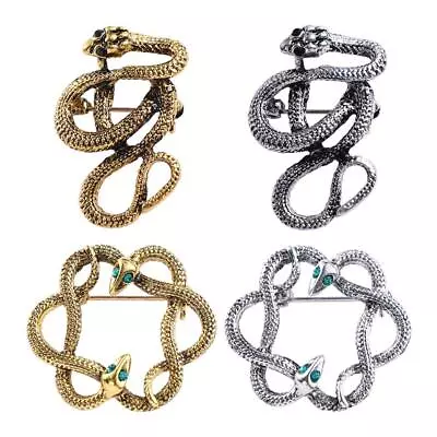 Banquet Snake Clothing Accessory Korean Style Brooch Men Brooch Fashion Jewelry • $6.06