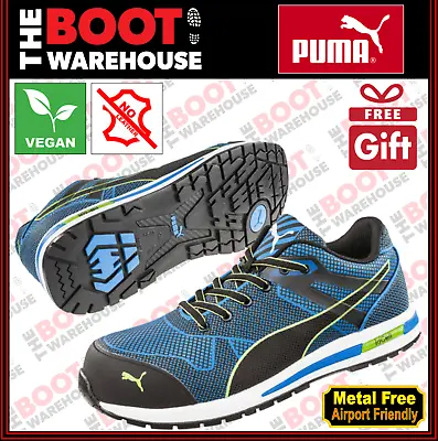 $149.95 • Buy VEGAN, VEGETARIAN, NO LEATHER!  -  Puma 'BLAZE' Composite Toe Safety Work Shoes 