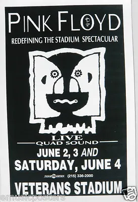 $15.83 • Buy PINK FLOYD 1994 PHILADELPHIA CONCERT TOUR POSTER - Live At Veterans Stadium