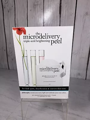 Philosophy The Microdelivery Triple-Acid Brightening Peel Pad NEW 12 Pads • $79.69