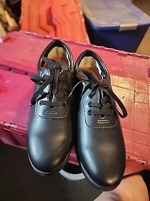 Dinkles Vanguard Black Matte Leather Marching Band Shoe Mens 9 / Womens 11 • $29.99