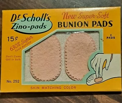 Vintage Dr. Scholl's 1939 Bunion Pads Zino Pads • $9.99