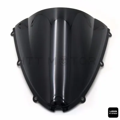 Double Bubble Windscreen Wind Shield Fit Kawasaki Ninja ZX6R 05-08 ZX10R 06-07 • $30.94