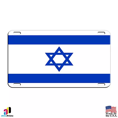 Israel Country Flag License Plate Home Wall Decor Novelty Aluminum Metal Sign • $9.95