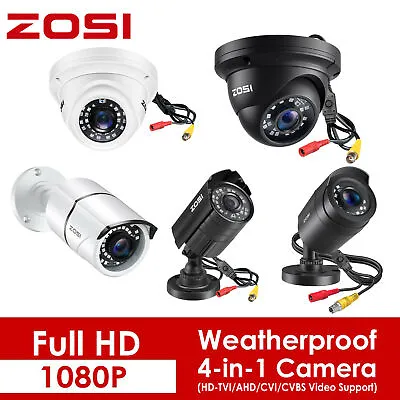 ZOSI 1080P 4in1 Security Camera Outdoor IR Night Vision Home CCTV Surveillance • $24.99