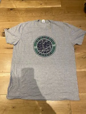 Grey James Taylor 2018 Tour T-Shirt 100% Cotton Size XL • £5