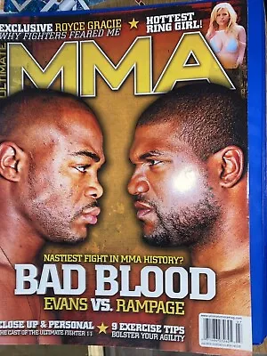 ULTIMATE MMA Magazine July 2010 Back Issue UFC RAMPGE JACKSON Vs Rashad Evans • $13.99