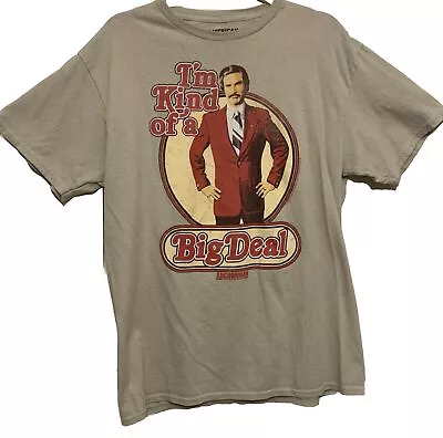 American Classic I'm Kind Of A Big Deal Shirt Tshirt  Anchorman - L • $17.77