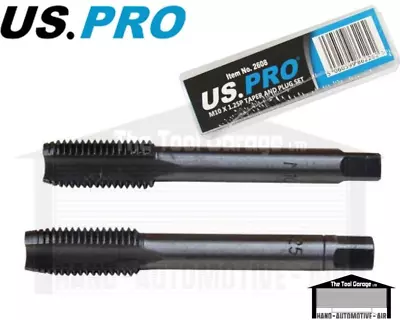 £3.95 • Buy US PRO Tools M10 X 1.25p Pitch, Taper & Plug Tap Set NEW 2608