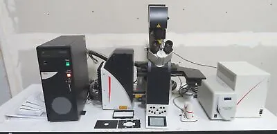 C191111 Leica DMi4000B Inverted Microscope CTR6500 TCS SPE Confocal Laser System • $20000