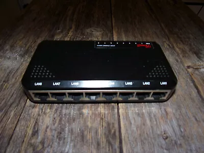 Rosewill LAN 8 Port Ethernet Switch Black Portable Computer Network Hub Module • $12.99