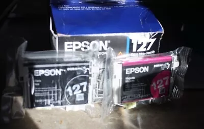 Epson Ink 127 Magenta And XL Black • $21