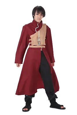 Halloween Party Cosplay Costume Genin Kazekage Gaara Ninja Red Outfit V4 US Size • $59.98