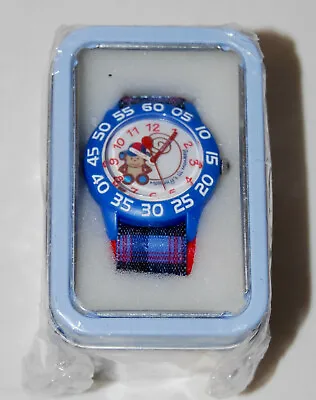 New Red Balloon Kid's Blue Monkey Analog Watch With Plaid Band In Display Box • $8.75