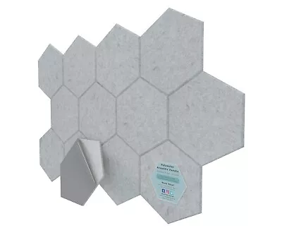 SoundAssured Hexagon Acoustic Panels - 12 Pack - Soundproofing Acoustic Tiles • $24.95