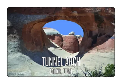 Tunnel Arch Moab Utah 5x3.5 Sticker • $5.99