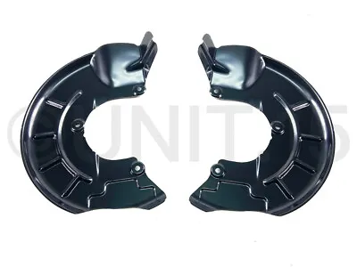 VW Polo & UP Audi A1 (01-20) Front Brake Disc Front Dust Backing Plates | Pair • $49.77