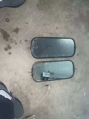 Vintage West Coast Mirror Chevy Dodge Ford Tow Mirrors COE Truck Rat Rodwhite • $60