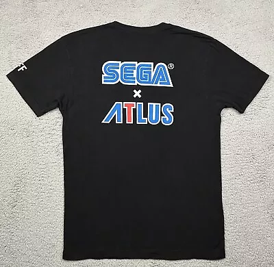 RARE Sega X Atlus Gaming Staff Only Shirt Size L Wear • $23