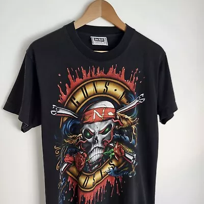 Vintage The Roxx Guns N Roses Single Stitch T-Shirt Medium Back Print  • £27.99