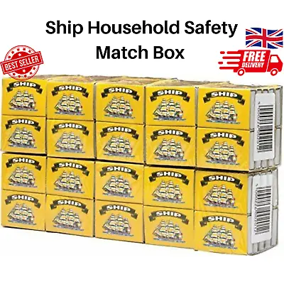 Ship Household Safety Matches Box Boxes Cooking BBQ Candles Camping Matchbox • £20.99