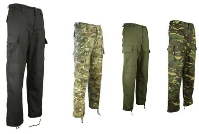 Kombat M65 BDU Camo Trousers Ripstop Army Combat Tactical Paintball Camouflage • $31.12