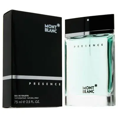 PRESENCE By MONT BLANC Cologne For Men 2.5 Oz EDT New In Retail Box • $24.99