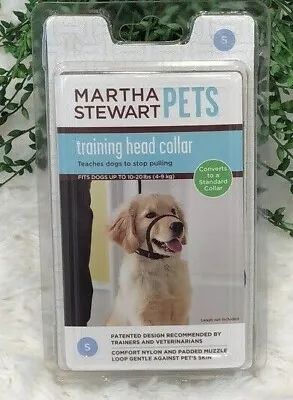 Martha Stewart Pets TRAINING HEAD COLLAR S SMALL Fits Dogs 10 - 20 Pounds • $10.99