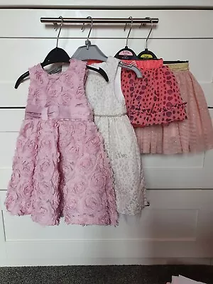 Baby Girls Clothes Bundle 3-6 Months Dresses & Tutus 4 Pieces H&M Next Mini Club • £12