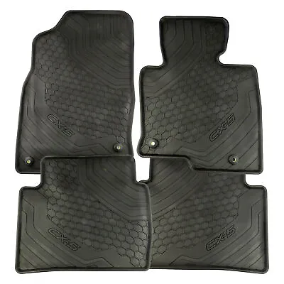 New Genuine Mazda CX-5 KF Rubber Floor Mats Set 02/2017-on Accessory KF11ACFMR • $225.01