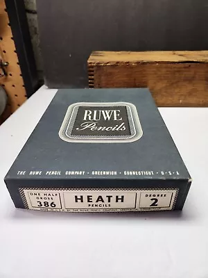 Vintage Lot Unused Ruwe #2 Heath Pencils In Original Box • $10.50