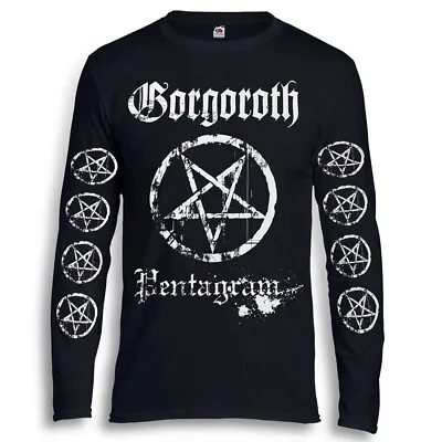 GORGOROTH Pentagram Long Sleeve Black T-Shirt Marduk Mayhem • $29.88