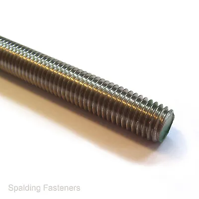 Metric Fine Pitch All Thread Studding Threaded Bar A4 316 Stainless Steel • £342.77