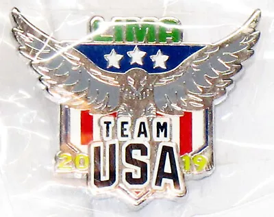 Team USA Pin 2019 Lima Pan American Eagle Lapel Pin New Sealed Rare Pan AM Games • $14.99