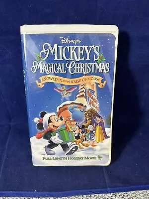 Disney's Mickey's Magical Christmas Snowed In VHS Vintage Tape Movie TESTED • $3.99
