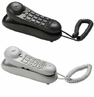 Telephone Phone Landline With Memory Led Indicator Call Office Home Mountable • £9.95