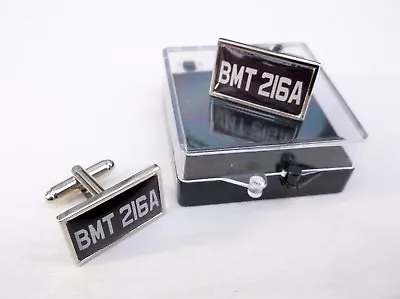 £10.99 • Buy James Bond 007 Car Number Licence Plate Badge Mens Cufflinks Gift