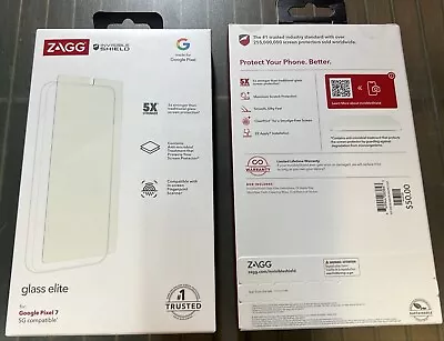 New Zagg Invisible Shield Glass Elite Screen Protector For Google Pixel 7 • $8.89