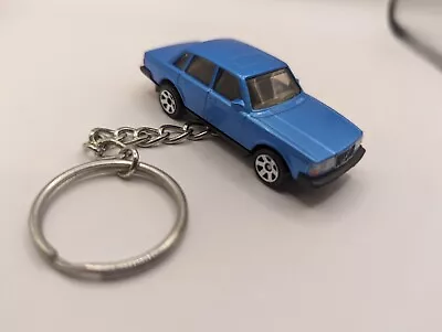 1986 Volvo 240 Blue Keychain Keyring Brand New Rare Limited Edition • $13.99