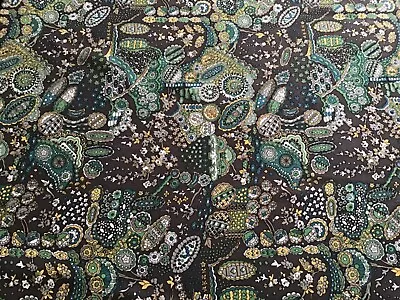 Liberty Silk Fabric Remnant Craft Green 60cm X 46cm • £7.50