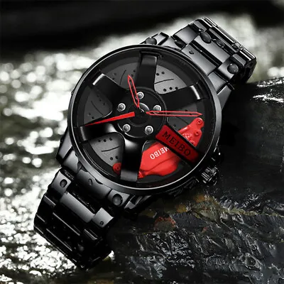 $12.99 • Buy Waterproof Men Watch Relojes De Hombre Stainless Steel Quartz Classic Wristwatch