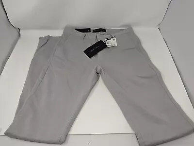 NWT Zara Man Mens Pants Gray 29x34 Basic Collection Chino Stretch Cotton Blend • $19.50