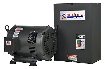 PL-10 Pro-Line 10HP Rotary Phase Converter - Built-In Starter Made In USA • $1098