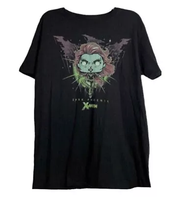 Marvel X Men Dark Phoenix T Shirt RARE Black Green Purple Size Large Mens EUC • $0.99