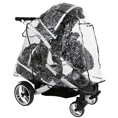 £12.95 • Buy Universal Tandem Rain Cover To Fit ICandy,Baby Style, Hauck, Phil & Teds Tandems