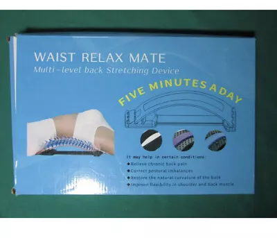 Waist Relax Mate Multi Level Back Stretching Device Relieve Chronic Pain NIB • $7.73