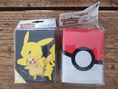 2x Ultra Pro Pokemon Deck Box Trading Card Storage Boxes - MTG YuGiOh Pokemon • £6.99
