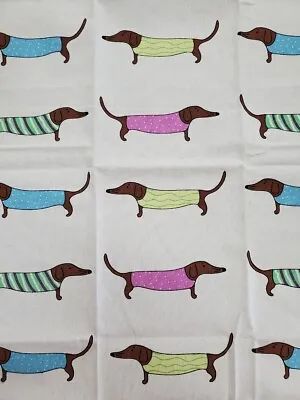 Sausage Dog Dachshund 100% Cotton Kitchen Tea Towel • $19.50