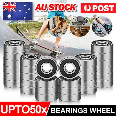 10x Rubber Sealed Miniature Ball Bearings Deep Groove Bearing 8x22x7mm 608-2RS • $6.95